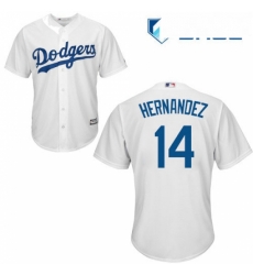 Youth Majestic Los Angeles Dodgers 14 Enrique Hernandez Replica White Home Cool Base MLB Jersey Youth Majestic Los Angeles Dodgers 14 Enrique Hernandez Replica White Home Cool Base MLB Jersey