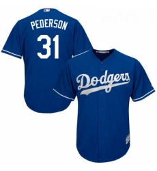 Youth Majestic Los Angeles Dodgers 31 Joc Pederson Replica Royal Blue Alternate Cool Base MLB Jersey Youth Majestic Los Angeles Dodgers 31 Joc Pederson Replica Royal Blue Alternate Cool Base MLB Jersey