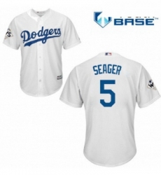 Youth Majestic Los Angeles Dodgers 5 Corey Seager Authentic White Home 2017 World Series Bound Cool Base MLB Jersey Youth Majestic Los Angeles Dodgers 5 Corey Seager Authentic White Home 2017 World Series Bound Cool Base MLB Jersey