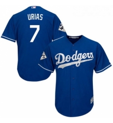 Youth Majestic Los Angeles Dodgers 7 Julio Urias Authentic Royal Blue Alternate 2017 World Series Bound Cool Base MLB Jersey Youth Majestic Los Angeles Dodgers 7 Julio Urias Authentic Royal Blue Alternate 2017 World Series Bound Cool Base MLB Jersey