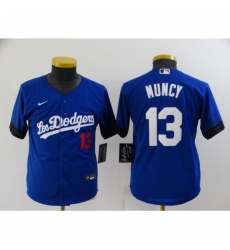 Youth Nike Los Angeles Dodgers #13 Max Muncy Blue City Player Jersey Youth Nike Los Angeles Dodgers #13 Max Muncy Blue City Player Jersey