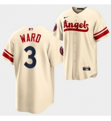 Men Los Angeles Angels 3 Taylor Ward 2022 Cream City Connect Cool Base Stitched Jersey Men Los Angeles Angels 3 Taylor Ward 2022 Cream City Connect Cool Base Stitched Jersey