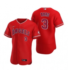 Men Los Angeles Angels 3 Waylor Ward Red Flex Base Stitched Jerse Men Los Angeles Angels 3 Waylor Ward Red Flex Base Stitched Jerse
