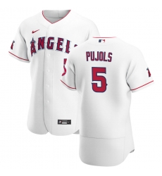 Men Los Angeles Angels 5 Albert Pujols Men Nike White Home 2020 Flex Base Player MLB Jersey Men Los Angeles Angels 5 Albert Pujols Men Nike White Home 2020 Flex Base Player MLB Jersey