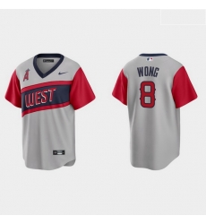 Men Los Angeles Angels 8 Kean Wong Men Nike Gray 2021 Little League Classic Game MLB Jersey Men Los Angeles Angels 8 Kean Wong Men Nike Gray 2021 Little League Classic Game MLB Jersey