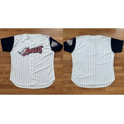 Men Los Angeles Angels Blank White Stitched Baseball Jersey