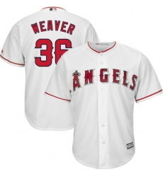 Men Los Angeles Angels of Anaheim Majestic Jered Weaver #36 White Home Stitched Jersey Men Los Angeles Angels of Anaheim Majestic Jered Weaver #36 White Home Stitched Jersey