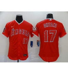 Men Nike Los Angeles Angels 17 Shohei Ohtani Red Elite Home Stitched Baseball Jersey Men Nike Los Angeles Angels 17 Shohei Ohtani Red Elite Home Stitched Baseball Jersey