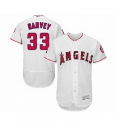 Mens Los Angeles Angels of Anaheim 33 Matt Harvey White Home Flex Base Authentic Collection Baseball Jersey Mens Los Angeles Angels of Anaheim 33 Matt Harvey White Home Flex Base Authentic Collection Baseball Jersey