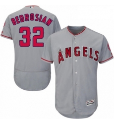 Mens Majestic Los Angeles Angels of Anaheim 32 Cam Bedrosian Grey Road Flex Base Authentic Collection MLB Jersey Mens Majestic Los Angeles Angels of Anaheim 32 Cam Bedrosian Grey Road Flex Base Authentic Collection MLB Jersey