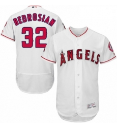 Mens Majestic Los Angeles Angels of Anaheim 32 Cam Bedrosian White Home Flex Base Authentic Collection MLB Jersey Mens Majestic Los Angeles Angels of Anaheim 32 Cam Bedrosian White Home Flex Base Authentic Collection MLB Jersey