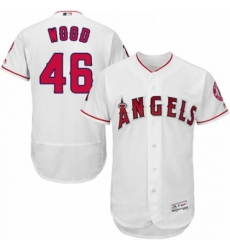 Mens Majestic Los Angeles Angels of Anaheim 46 Blake Wood White Home Flex Base Collection 2018 World Series Jersey Mens Majestic Los Angeles Angels of Anaheim 46 Blake Wood White Home Flex Base Collection 2018 World Series Jersey