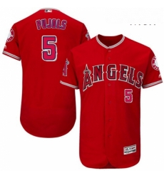 Mens Majestic Los Angeles Angels of Anaheim 5 Albert Pujols Authentic Red Alternate Cool Base MLB Jersey Mens Majestic Los Angeles Angels of Anaheim 5 Albert Pujols Authentic Red Alternate Cool Base MLB Jersey