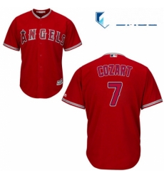 Mens Majestic Los Angeles Angels of Anaheim 7 Zack Cozart Replica Red Alternate Cool Base MLB Jersey Mens Majestic Los Angeles Angels of Anaheim 7 Zack Cozart Replica Red Alternate Cool Base MLB Jersey