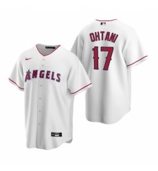 Mens Nike Los Angeles Angels 17 Shohei Ohtani White Home Stitched Baseball Jersey Mens Nike Los Angeles Angels 17 Shohei Ohtani White Home Stitched Baseball Jersey