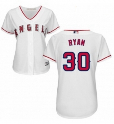 Womens Majestic Los Angeles Angels of Anaheim 30 Nolan Ryan Authentic White Home Cool Base MLB Jersey Womens Majestic Los Angeles Angels of Anaheim 30 Nolan Ryan Authentic White Home Cool Base MLB Jersey