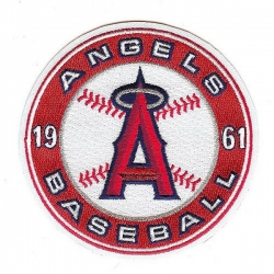 Los Angeles Angels of Anaheim 9 Round Sleeve Patch Biaog