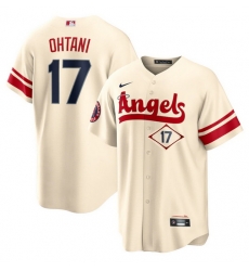 Youth Los Angeles Angels 17 Shohei Ohtani 2022 Cream City Connect Stitched Jersey Youth Los Angeles Angels 17 Shohei Ohtani 2022 Cream City Connect Stitched Jersey