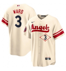 Youth Los Angeles Angels 3 Taylor Ward 2022 Cream City Connect Stitched Jersey Youth Los Angeles Angels 3 Taylor Ward 2022 Cream City Connect Stitched Jersey