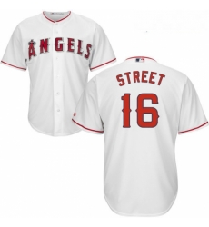 Youth Majestic Los Angeles Angels of Anaheim 16 Huston Street Authentic White Home Cool Base MLB Jersey Youth Majestic Los Angeles Angels of Anaheim 16 Huston Street Authentic White Home Cool Base MLB Jersey