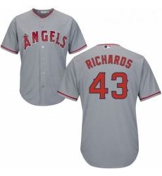 Youth Majestic Los Angeles Angels of Anaheim 43 Garrett Richards Replica Grey Road Cool Base MLB Jersey Youth Majestic Los Angeles Angels of Anaheim 43 Garrett Richards Replica Grey Road Cool Base MLB Jersey