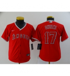 Youth Nike Los Angeles Angels #17 Shohei Ohtani Red Home Stitched Baseball Jersey Youth Nike Los Angeles Angels #17 Shohei Ohtani Red Home Stitched Baseball Jersey