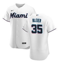 Men Miami Marlins 35 Richard Bleier Men Nike White Home 2020 Flex Base Player MLB Jersey Men Miami Marlins 35 Richard Bleier Men Nike White Home 2020 Flex Base Player MLB Jersey