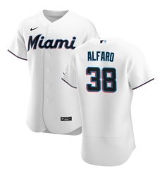 Men Miami Marlins 38 Jorge Alfaro Men Nike White Home 2020 Flex Base Player MLB Jersey Men Miami Marlins 38 Jorge Alfaro Men Nike White Home 2020 Flex Base Player MLB Jersey