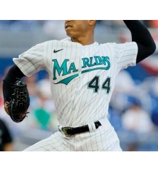 Men Miami Marlins 44 Jesus Luzardo White Strips Stitched Baseball Jersey Men Miami Marlins 44 Jesus Luzardo White Strips Stitched Baseball Jersey