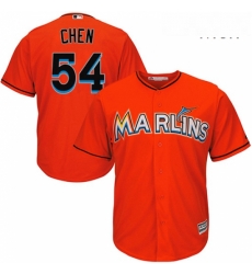 Mens Majestic Miami Marlins 54 Wei Yin Chen Replica Orange Alternate 1 Cool Base MLB Jersey Mens Majestic Miami Marlins 54 Wei Yin Chen Replica Orange Alternate 1 Cool Base MLB Jersey