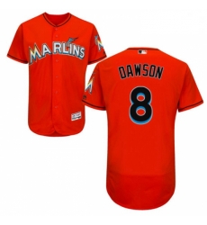 Mens Majestic Miami Marlins 8 Andre Dawson Orange Flexbase Authentic Collection MLB Jersey Mens Majestic Miami Marlins 8 Andre Dawson Orange Flexbase Authentic Collection MLB Jersey