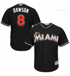 Mens Majestic Miami Marlins 8 Andre Dawson Replica Black Alternate 2 Cool Base MLB Jersey Mens Majestic Miami Marlins 8 Andre Dawson Replica Black Alternate 2 Cool Base MLB Jersey