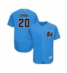 Mens Miami Marlins 20 Wei Yin Chen Blue Alternate Flex Base Authentic Collection Baseball Jersey Mens Miami Marlins 20 Wei Yin Chen Blue Alternate Flex Base Authentic Collection Baseball Jersey