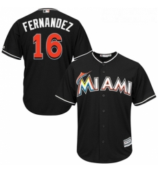 Youth Majestic Miami Marlins 16 Jose Fernandez Replica Black Alternate 2 Cool Base MLB Jersey Youth Majestic Miami Marlins 16 Jose Fernandez Replica Black Alternate 2 Cool Base MLB Jersey