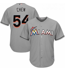 Youth Majestic Miami Marlins 54 Wei Yin Chen Authentic Grey Road Cool Base MLB Jersey Youth Majestic Miami Marlins 54 Wei Yin Chen Authentic Grey Road Cool Base MLB Jersey