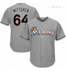 Youth Majestic Miami Marlins 64 Nick Wittgren Replica Grey Road Cool Base MLB Jersey Youth Majestic Miami Marlins 64 Nick Wittgren Replica Grey Road Cool Base MLB Jersey