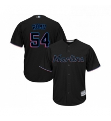 Youth Miami Marlins 54 Sergio Romo Replica Black Alternate 2 Cool Base Baseball Jersey Youth Miami Marlins 54 Sergio Romo Replica Black Alternate 2 Cool Base Baseball Jersey