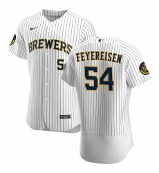 Men Milwaukee Brewers 54 J P Feyereisen Men Nike White Home 2020 Flex Base Player MLB Jersey Men Milwaukee Brewers 54 J P Feyereisen Men Nike White Home 2020 Flex Base Player MLB Jersey