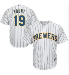 Men Robin Yount Milwaukee Brewers White Nike Light Blue Jersey Men Robin Yount Milwaukee Brewers White Nike Light Blue Jersey