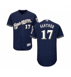 Mens Milwaukee Brewers 17 Jim Gantner Navy Blue Alternate Flex Base Authentic Collection Baseball Jersey Mens Milwaukee Brewers 17 Jim Gantner Navy Blue Alternate Flex Base Authentic Collection Baseball Jersey
