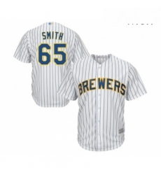 Mens Milwaukee Brewers 65 Burch Smith Replica White Home Cool Base Baseball Jersey Mens Milwaukee Brewers 65 Burch Smith Replica White Home Cool Base Baseball Jersey