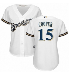 Womens Majestic Milwaukee Brewers 15 Cecil Cooper Replica Navy Blue Alternate Cool Base MLB Jersey Womens Majestic Milwaukee Brewers 15 Cecil Cooper Replica Navy Blue Alternate Cool Base MLB Jersey