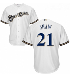 Youth Majestic Milwaukee Brewers 21 Travis Shaw Authentic White Home Cool Base MLB Jersey Youth Majestic Milwaukee Brewers 21 Travis Shaw Authentic White Home Cool Base MLB Jersey
