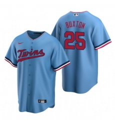 Men Minnesota Twins 25 Byron Buxton Blue Cool Base Stitched Jerseys Men Minnesota Twins 25 Byron Buxton Blue Cool Base Stitched Jerseys