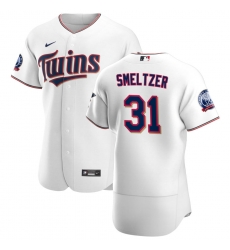 Men Minnesota Twins 31 Devin Smeltzer Men Nike White Home 2020 60th Season Flex Base Team MLB Jersey Men Minnesota Twins 31 Devin Smeltzer Men Nike White Home 2020 60th Season Flex Base Team MLB Jersey