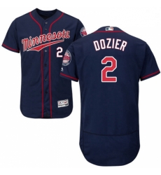 Mens Majestic Minnesota Twins 2 Brian Dozier Authentic Navy Blue Alternate Flex Base Authentic Collection MLB Jersey Mens Majestic Minnesota Twins 2 Brian Dozier Authentic Navy Blue Alternate Flex Base Authentic Collection MLB Jersey