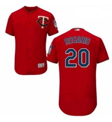 Mens Majestic Minnesota Twins 20 Eddie Rosario Authentic Scarlet Alternate Flex Base Authentic Collection MLB Jersey Mens Majestic Minnesota Twins 20 Eddie Rosario Authentic Scarlet Alternate Flex Base Authentic Collection MLB Jersey