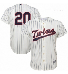 Mens Majestic Minnesota Twins 20 Eddie Rosario Replica Cream Alternate Cool Base MLB Jersey Mens Majestic Minnesota Twins 20 Eddie Rosario Replica Cream Alternate Cool Base MLB Jersey