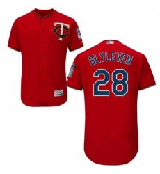 Mens Majestic Minnesota Twins 28 Bert Blyleven Authentic Scarlet Alternate Flex Base Authentic Collection MLB Jersey Mens Majestic Minnesota Twins 28 Bert Blyleven Authentic Scarlet Alternate Flex Base Authentic Collection MLB Jersey
