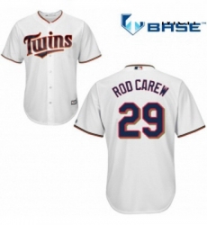 Mens Majestic Minnesota Twins 29 Rod Carew Replica White Home Cool Base MLB Jersey Mens Majestic Minnesota Twins 29 Rod Carew Replica White Home Cool Base MLB Jersey